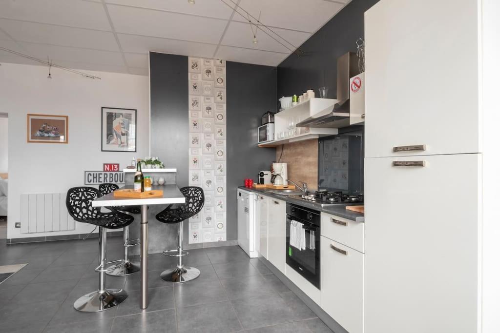 Le Hublot - Meublé Tourisme Classé 3 étoiles Cherbourg-en-Cotentin Extérieur photo